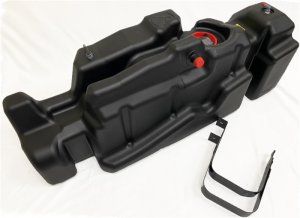 Chevrolet Silverado 3500 Fuel Tank - Titan Fuel Tanks - XXL Mid-Ship - black - `20-`24